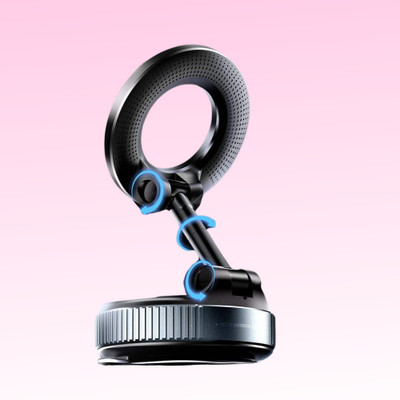 BITWEAVE Car Mobile Holder for Anti-slip, Dashboard, Headrest, Magnetic, Windshield(Black)