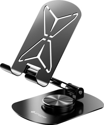 STRIFF mobSpin 360 Rotating Cradle Dock Fully Adjustable Foldable Desktop Phone Mobile Holder