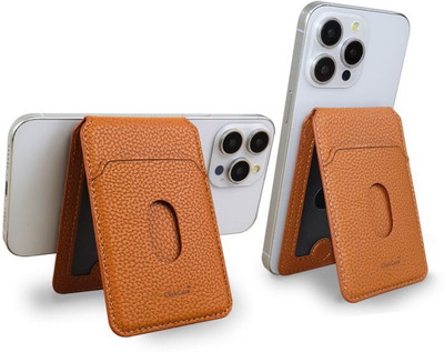 Clickcase Texture Design Magsafe Wallet for iPhone 16/15/14/13/12 Series, Card Slot Mobile Holder