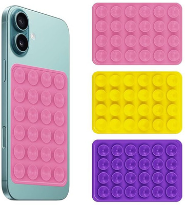 Khitoliyas Premium Single Sided Mobile Grip Silicon For All Mobiles (Pack of 3) Mobile Holder