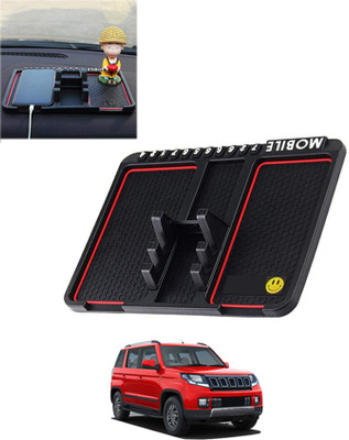 AYW Silicone Tray Mat For  Mahindra TUV 300(Black)