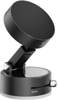 RHONNIUM Magnetic Cell Phone Stand With Strong Grip-Black Mobile Holder