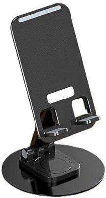 AMS Cell Phone Stand, 360°Rotation Height Adjustable Phone Holder for Desk Mobile Holder