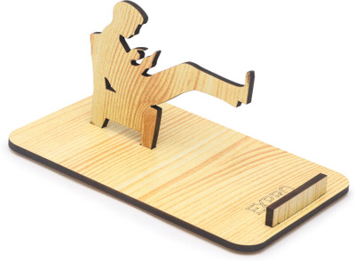 kokailkitchan Wooden Leisure Silhouette Universal Mobile Holder 3MM Thick Mobile Holder