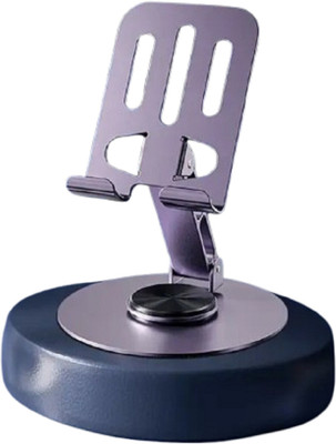 MAKFY 360 Rotating Phone Holder, Fully Adjustable Foldable Cell Phone & Non-Slip Stand Mobile Holder