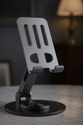 DSM Adjustable Metal Mobile & Tablet Stand Holder | Foldable stand for Office & Home Mobile Holder