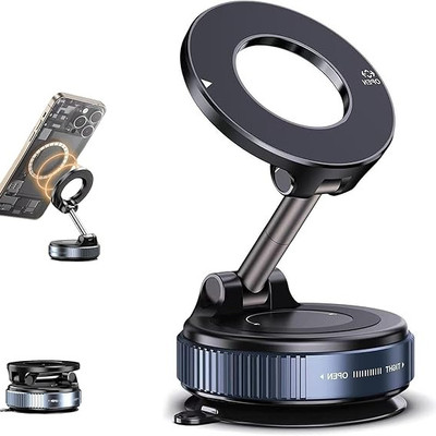 Onism Magnetic Mobile Holder Stand with 360° Rotation Compatible with All Smartphones Mobile Holder