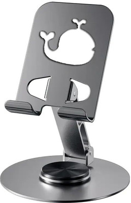 Redclip Carbon Steel Foldable Tablet Pc Stand with 360 Rotating Mobile Holder