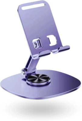 Octec 360° Folding Phone & Tablet Stand - Metal | Anti-Slip | Universal Compatibility Mobile Holder