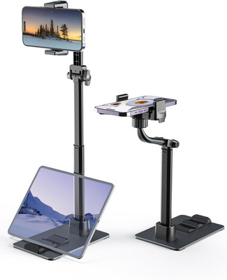FKU [450gm]Multi-functional Retractable Mobile Phone Stand For Table Mount Mobile Holder