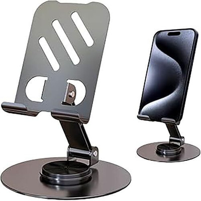AG Enterprises T12 Metal 360° Desktop Mobile & Tablet Stand | Adjustable Angle Phone Holder Mobile Holder
