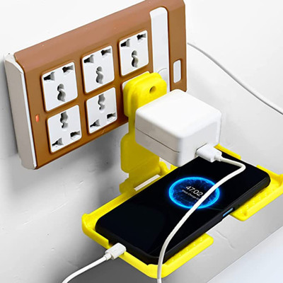Chaebol New Holder Stand Charging Mobile Just Fit in Socket Hang Mobile for Wall Holder Mobile Holder