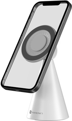 Portronics Mogun 5 Magnetic Phone Holder,best for Desk,360°Rotation,180°Pivot,Magsafe only Mobile Holder
