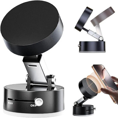 RHONNIUM Foldable Vacuum Magnetic Cell Phone Holder Stand Mobile Holder