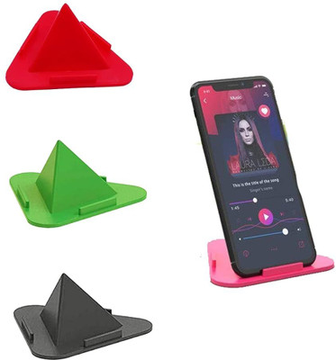 Rebirth 4 Universal Portable Three-Sided Pyramid Shape (Set of 4) Mobile Holder Mobile Holder