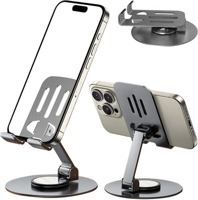 ALORNIKA metal Mobile Stand for Table 360° Rotatable Phone Stand Desk Mobile Holder Mobile Holder
