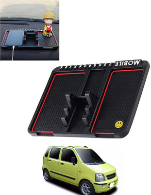 AYW Silicone Tray Mat For  Maruti Suzuki WagonR(Black)