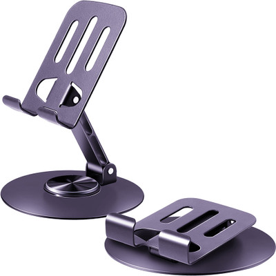 Casotec 360 degree- Rotating Adjustable Purple Metal Phone Stand Mobile Holder