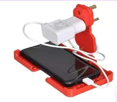 Akshar Enterprise Multipurpose Wall mount Mobile Charging Stand including Free Mobile stand Mobile Holder