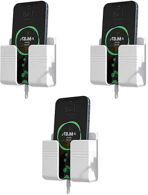 Mobibucket Wall Mounted Mobile Holder for Remote, Mobile, Multi Purpose Stand Mobile Holder
