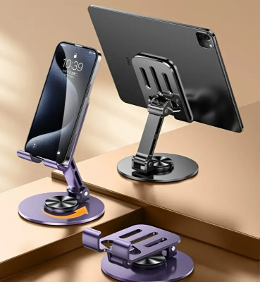 JANGI Metal body phone holder LX9 Smart table mobile Stand for desk online classes Mobile Holder