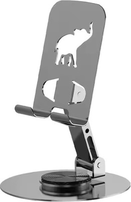 Redclip Metal Desktop Phone Holder, Universal Rotation Folding Tablet & Phone Stand Mobile Holder