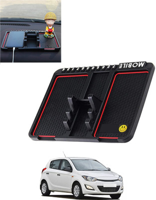 AYW Silicone Tray Mat For  Hyundai i20(Black)