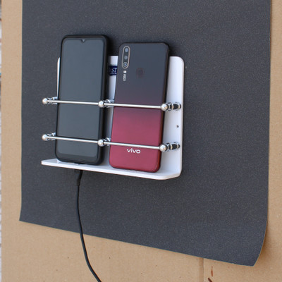 STONE Wooden Double Mobile HolderStand Mobile Holder