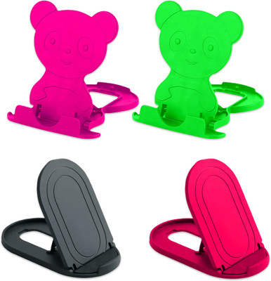 sainitraders 4 Piece Foldable Mobile Stands for All Smartphones & Tablets | Anti Skid | Mobile Holder