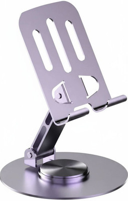 Zapzone Metallic Adjustable Mobile Phone Stand - Portable and Sturdy Holder Mobile Holder
