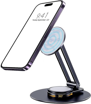 Verilux Magnetic Desk Phone Stand for iPhone 14 13 12 Series, Aluminum Phone Mobile Holder
