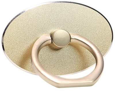 P s retail Elliptic Shape Metal Mobile Ring Holder - (Golden) - 1 Pc/Pack Mobile Holder