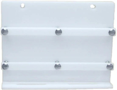 STIMULUS crylic Wall Mount Mobile Stand (Size - 8X6 Inch) Marble WHITE Mobile Holder