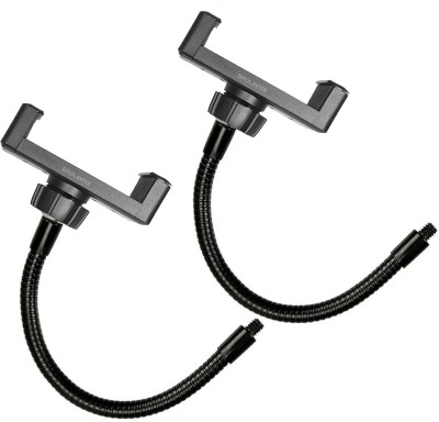 BROLAVIYA Flexible Hose Mobile Phone Clip with 1/4 Male Thread for LED Ring Light 2 Pcs Mobile Holder