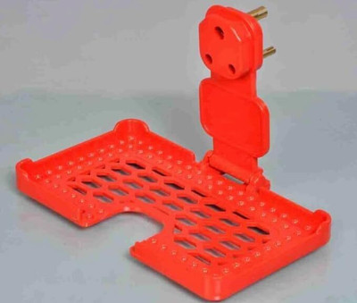 OUTSET Tray Style Foldable Holder with Brass Pins and Heavy Plastic Mobile Holder