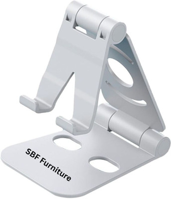 SBFFURNITURE Foldable Plastic Mobile Stand – Adjustable Desk Mobile Holder