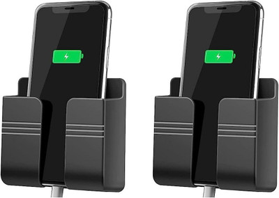 MECKWELL Wall Mounted Stand Mobile Holder Mobile Wall Mount for charging ( pack of 2pcs) Mobile Holder