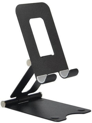 RECTITUDE Adjustable Metal Phone Holder Portable Desktop Stand Universal Phone & Tabs Mobile Holder