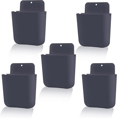 M/S DSNS Mobile Wall Stand for charging | AC/TV Remote Holder Phone Stand Set of 5 Black Mobile Holder