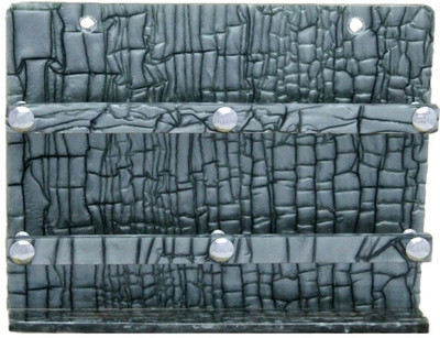 STIMULUS Acylic Wall Mount Mobile Stand (Size - 8X6 Inch) Marble BLACK (GREY) Mobile Holder