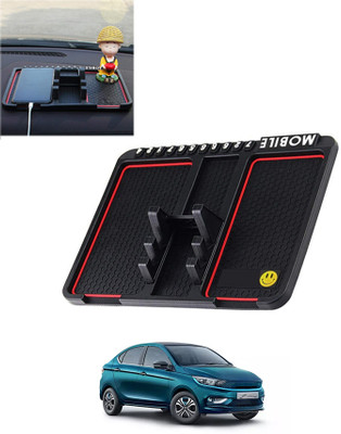 AYW Silicone Tray Mat For  Tata Tigor EV(Black)