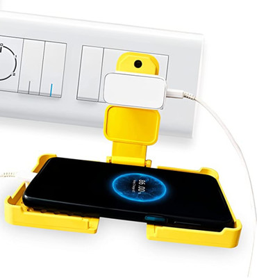 Chaebol NEW 2023 CHARGING PAD WITH GLOSSY LOOK AND SOLID BODY 3 PIN SOCKET Mobile Holder