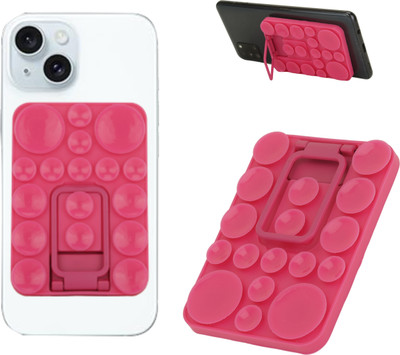 Clickcase 2 in 1 Sticky Bigger Suction Cup & Kickstand for All iphones/Android Phones Mobile Holder
