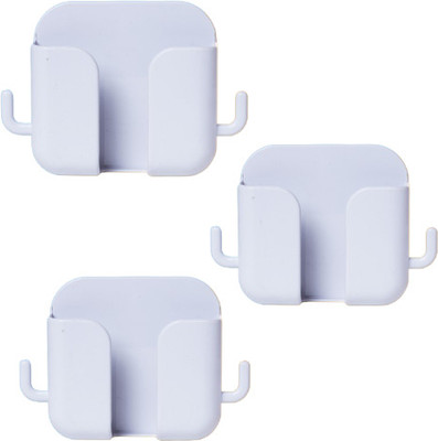 sdn Wall mount Mobile holder Storage case Pack of 3 Pcs White Mobile Holder