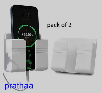Prathaa Charger Wall Stand Mobile Holder Pack of 2 For Smartphones Mobile Holder