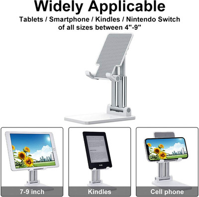 TECHGEAR Foldable Phone Stand,Portable Tablet Stand, Smartphones Desk Holder Mobile Holder