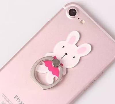 befunky Finger Ring for All Mobile Phone and Tablet (Universal) Red Rabbit (R309) Mobile Holder