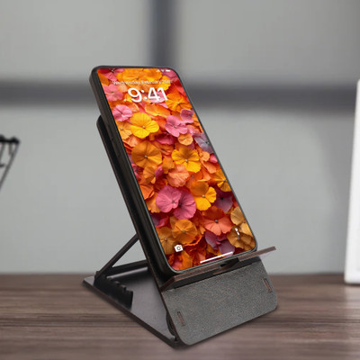Flipkart SmartBuy Foldable, Different Angles and Portable wooden Mobile Stand Mobile Holder