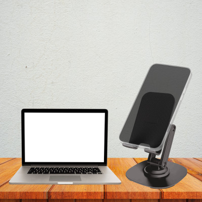 Octec Spindle Desktop Stand-360° Adjustable Mobile/Tablet Holder, Portable,12cm Mobile Holder