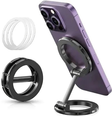 Wizard Ecommerce HoldSipre 24X Magnetic Grip | Dual Side 360° Rotating Foldable Phone Holder Mobile Holder